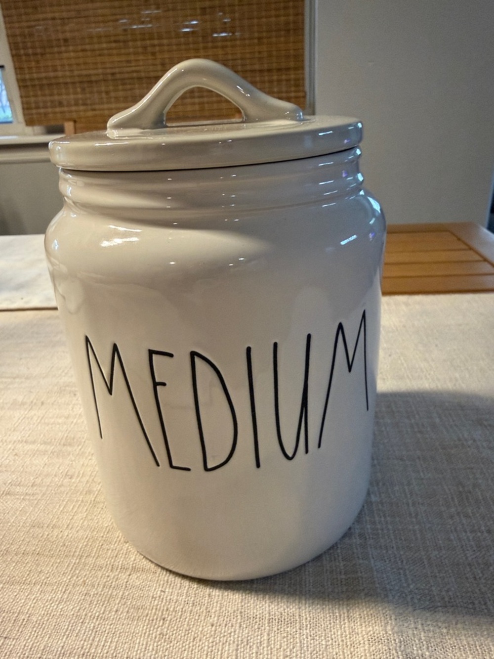 Rae Dunn MEDIUM Ceramic Canister
